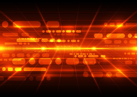 Abstract futuristic digital technology backgroundのイラスト素材