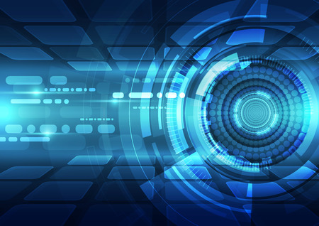 background abstract technology concept illustrationのイラスト素材