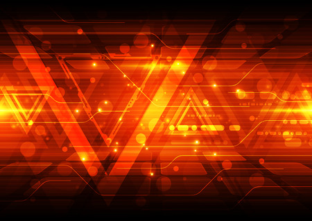 Abstract futuristic digital technology backgroundのイラスト素材