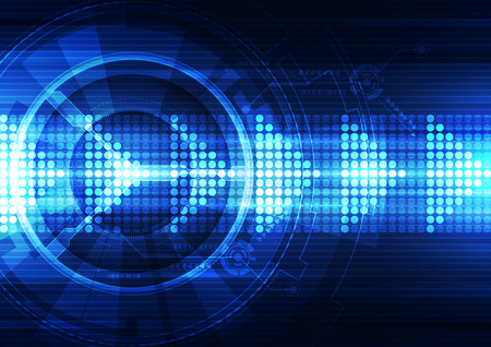 Abstract speed technology background illustrationのイラスト素材