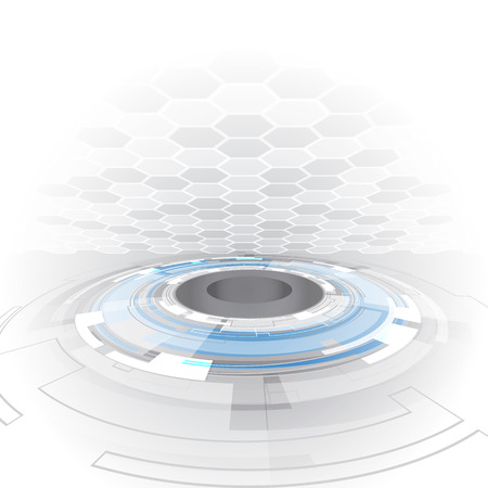 vector abstract background digital technology communication conceptのイラスト素材