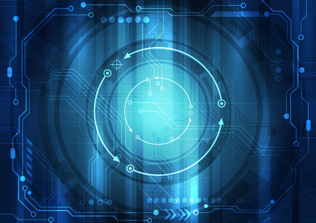 vector digital technology concept, abstract backgroundのイラスト素材