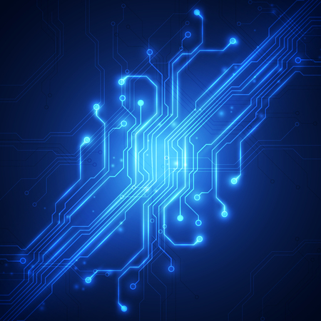 circuit board vector backgroundのイラスト素材