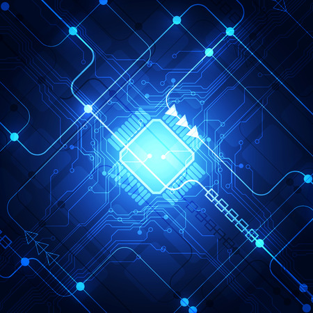 circuit board vector backgroundのイラスト素材