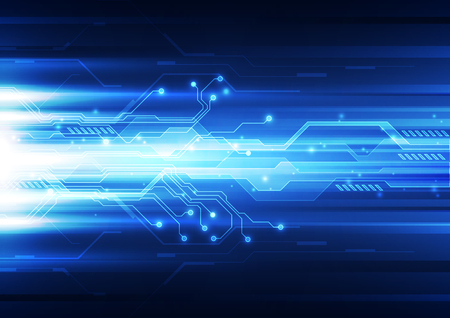 abstract vector hi speed internet technology background illustrationのイラスト素材