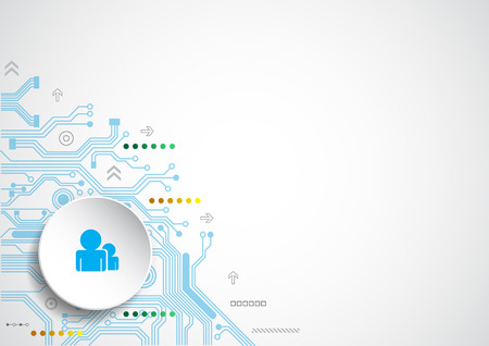 Abstract technological background. connection communication. Vector illustrationのイラスト素材