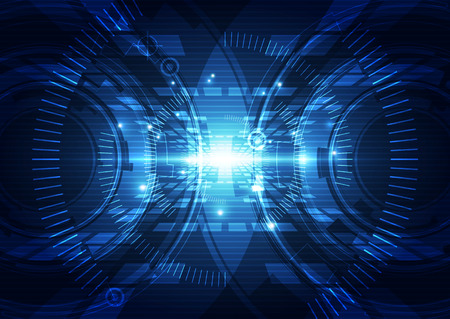 Abstract future technology concept background,  illustrationのイラスト素材