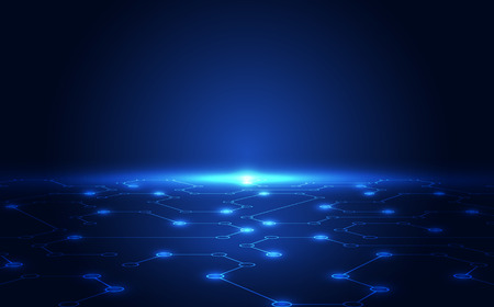 Abstract technology concept background, vector illustrationのイラスト素材
