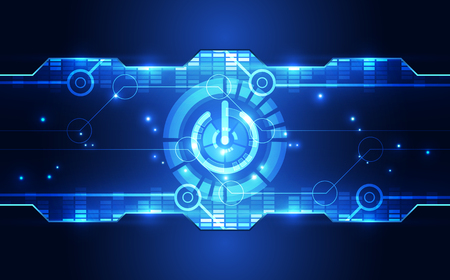 Abstract digital technology concept. vector backgroundのイラスト素材