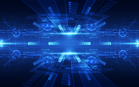 Abstract technology concept. vector illustration backgroundのイラスト素材