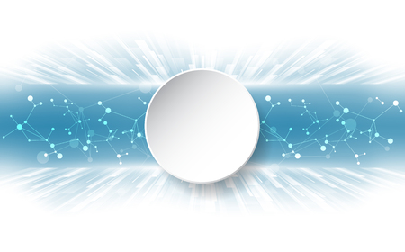 Abstract technological background concept with various technology elements. illustration Vectorのイラスト素材