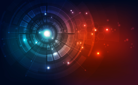 Abstract technology concept background. vector illustrationのイラスト素材