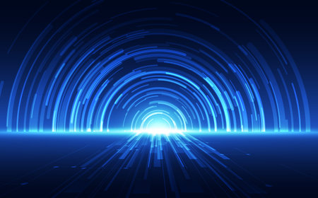 Abstract technology speed concept. vector illustration backgroundのイラスト素材