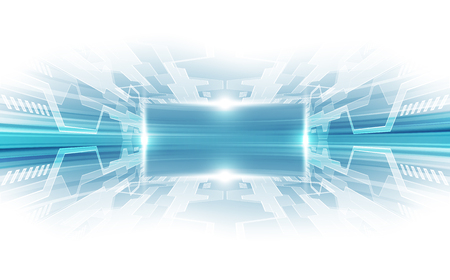 Abstract vector blue technology concept. background illustrationのイラスト素材