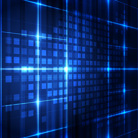 Abstract vector blue technology concept. background illustrationのイラスト素材