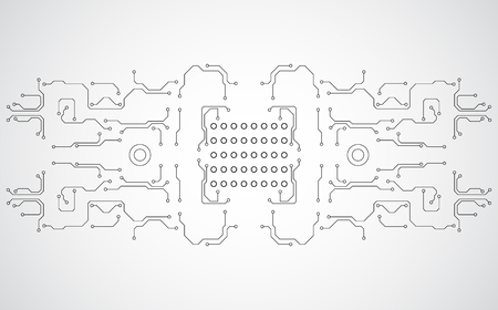 Abstract technology background circuit motherboard  technology, illustration background vector.のイラスト素材