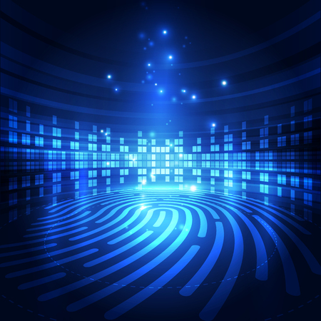 Abstract vector super high speed digital technology concept. background illustrationのイラスト素材