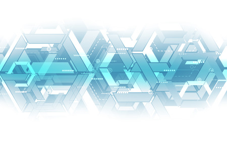 Vector Abstract futuristic technology background concept, Illustration high digitalのイラスト素材