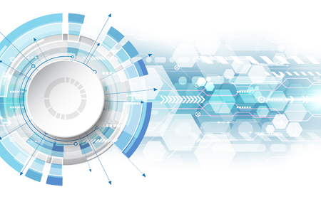 Abstract digital technology concept. vector background illustrationのイラスト素材