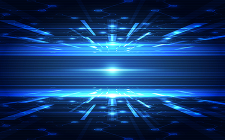 vector digital speed technology concept, abstract background illustrationのイラスト素材