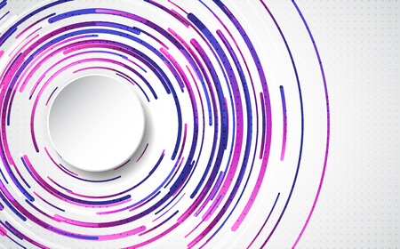 Abstract technological background concept with various technology elements. illustration Vectorのイラスト素材