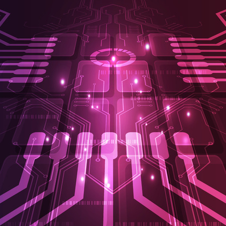 Technology futuristic digital. technology circuit board. technology chipset. abstract background. Vectorのイラスト素材