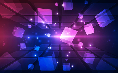 Abstract digital technology high speed concept. vector backgroundのイラスト素材