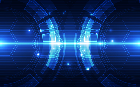 Abstract futuristic digital technology background. Illustration Vectorのイラスト素材