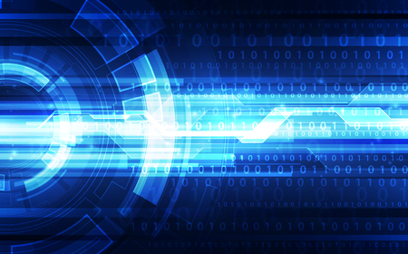 Abstract futuristic digital technology background. Illustration Vectorのイラスト素材