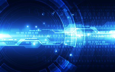 Abstract security digital technology background. Illustration Vectorのイラスト素材