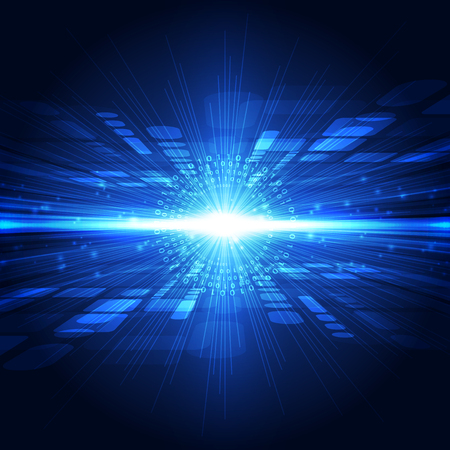Abstract futuristic digital technologyのイラスト素材