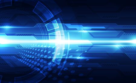 Future digital speed technology conceptのイラスト素材