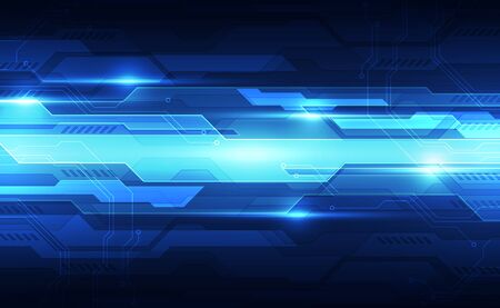 Vector Abstract futuristic technology background concept, Illustration high digitalのイラスト素材