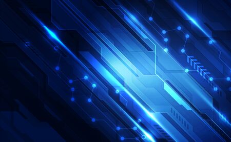 Abstract futuristic digital technology background. Illustration Vectorのイラスト素材