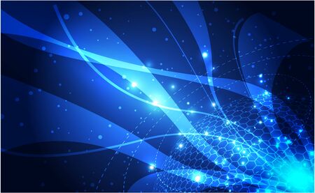 Digital global technology conceptのイラスト素材