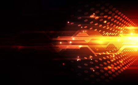 Abstract futuristic digital technologyのイラスト素材