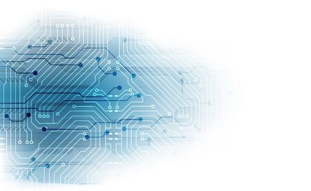 Vector circuit board background technology. illustrationのイラスト素材