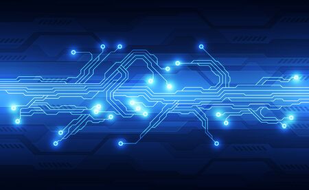 Vector circuit board background technology. illustrationのイラスト素材