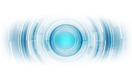 Abstract futuristic digital technology background. Illustration Vectorのイラスト素材