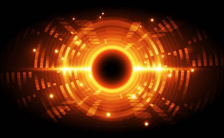 Abstract vector digital technology concept. background illustrationのイラスト素材