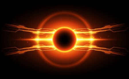 Abstract vector digital technology concept. background illustrationのイラスト素材