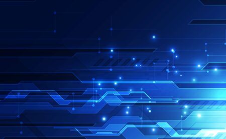 Abstract futuristic digital technology background. Illustration Vectorのイラスト素材