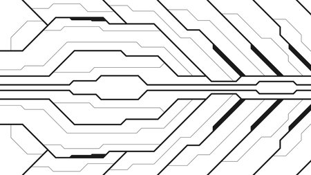 circuit board background texture of technology, vector illustrationのイラスト素材