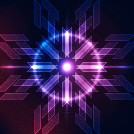 Abstract futuristic digital technologyのイラスト素材