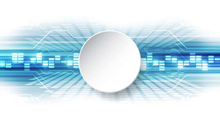 Digital global technology conceptのイラスト素材