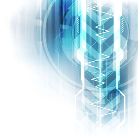 Abstract futuristic digital technology background. Illustration Vectorのイラスト素材