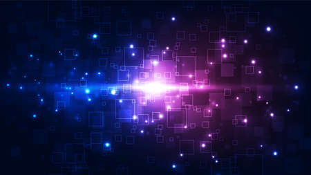Abstract futuristic digital technology background. Illustration Vectorのイラスト素材