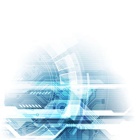Abstract futuristic digital technology background. Illustration Vectorのイラスト素材