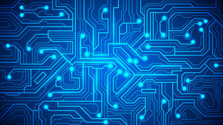 circuit board vector backgroundのイラスト素材