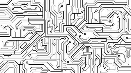 circuit board background textureのイラスト素材